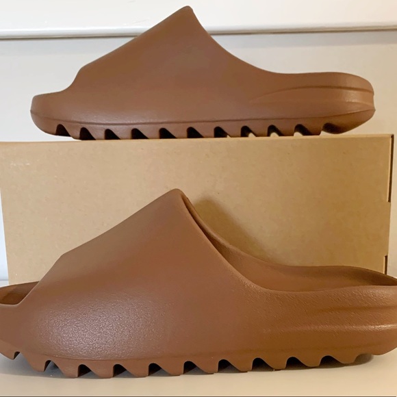 Adidas ❌SOLD🎁Yeezy Slide Flax Mens 10 NEW - Picture 5 of 7